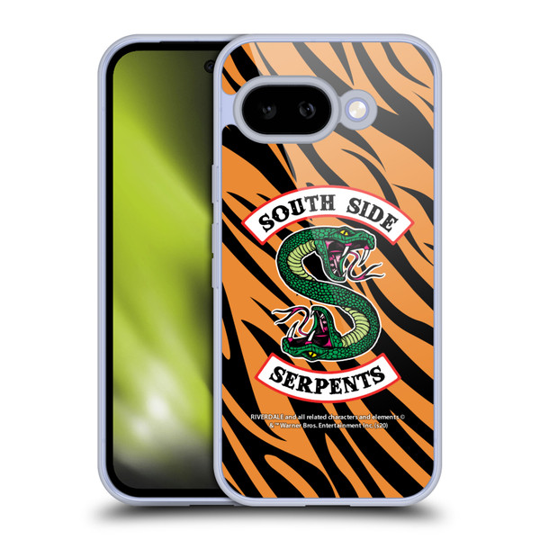 Riverdale South Side Serpents Tiger Print Logo Soft Gel Case for Google Pixel 9A