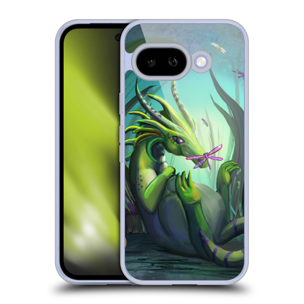 Rose Khan Mythic Scale Series Baby Green Soft Gel Case for Google Pixel 9A