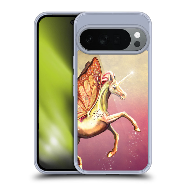 Rose Khan Unicorns Orange Tiger Lily Soft Gel Case for Google Pixel 10