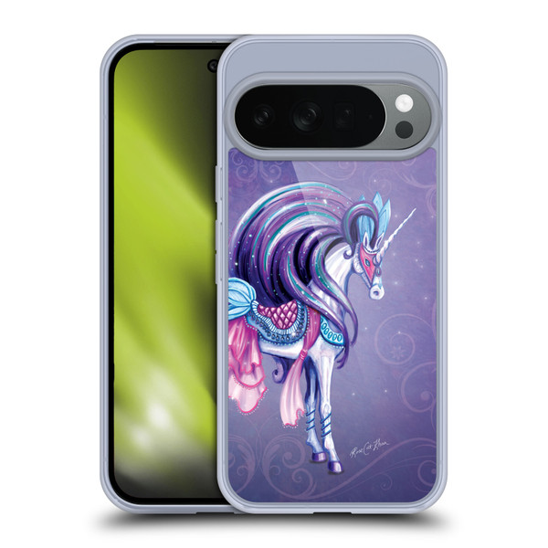 Rose Khan Unicorns White And Purple Soft Gel Case for Google Pixel 10