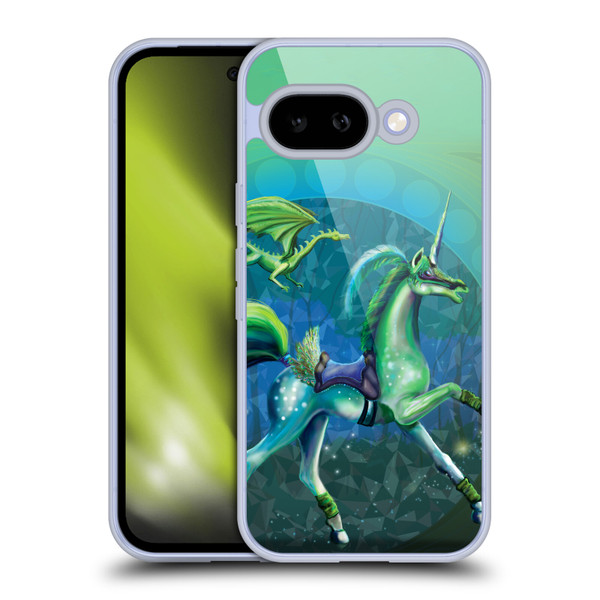Rose Khan Unicorns Green Summer Soft Gel Case for Google Pixel 9A