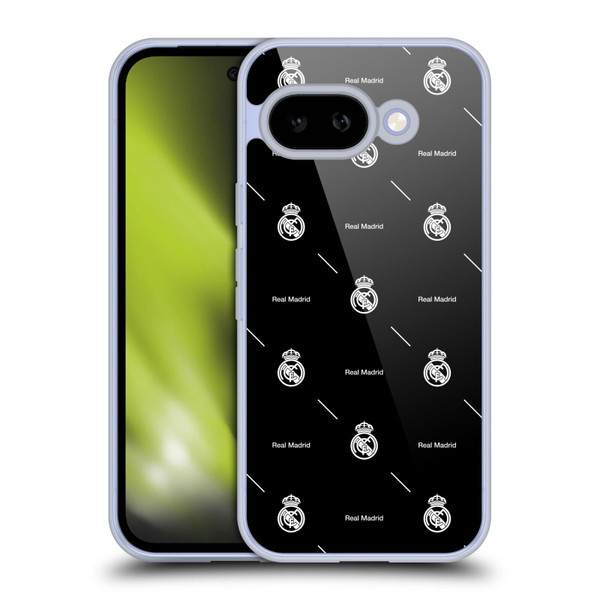 Real Madrid CF Legend White Logo Pattern Soft Gel Case for Google Pixel 9A
