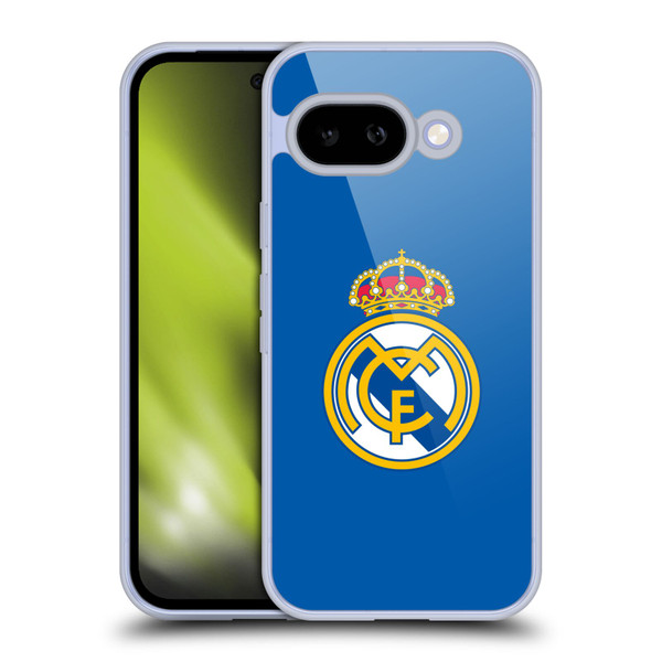 Real Madrid CF Origin Plain Logo Blue Soft Gel Case for Google Pixel 9A
