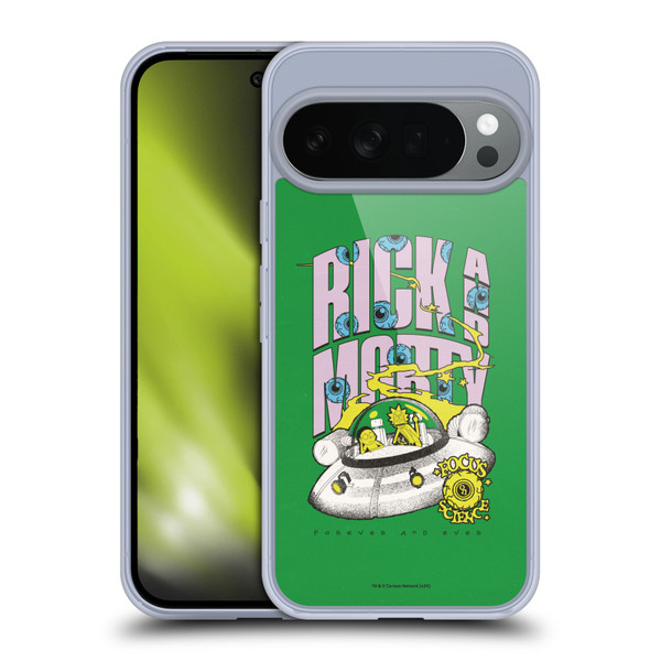 Rick And Morty Duo Graphics The Space Cruiser Soft Gel Case for Google Pixel 10