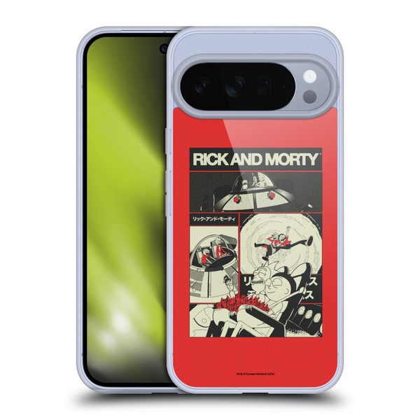 Rick And Morty Duo Graphics The Space Cruiser Collage Soft Gel Case for Google Pixel 10 Pro XL