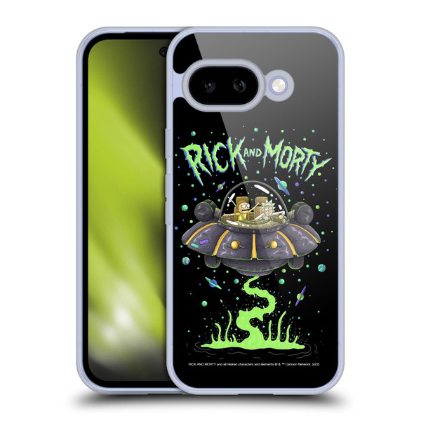 Rick And Morty Season 1 & 2 Graphics The Space Cruiser Soft Gel Case for Google Pixel 9A
