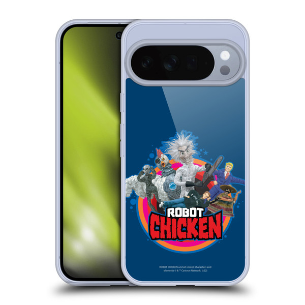 Robot Chicken Graphics Characters Soft Gel Case for Google Pixel 10 Pro XL