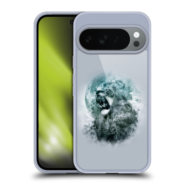 Riza Peker Animal Abstract Roaring Clouds Soft Gel Case for Google Pixel 10