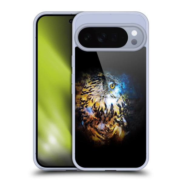 Riza Peker Animal Abstract Owl Splash Soft Gel Case for Google Pixel 10 Pro XL