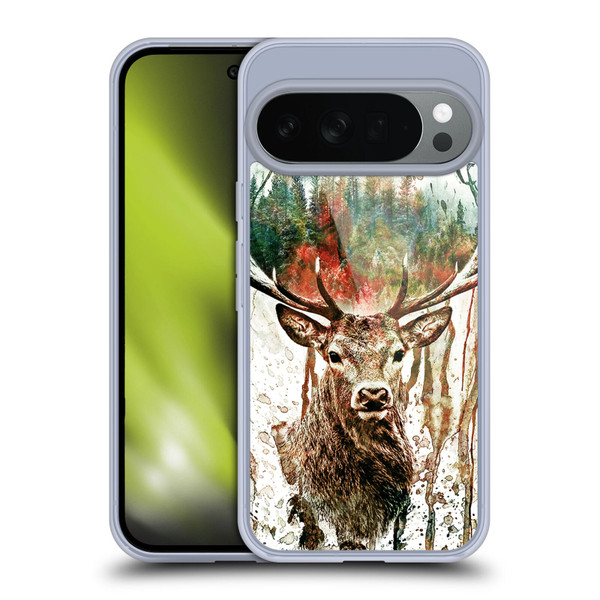 Riza Peker Animals Deer Soft Gel Case for Google Pixel 10