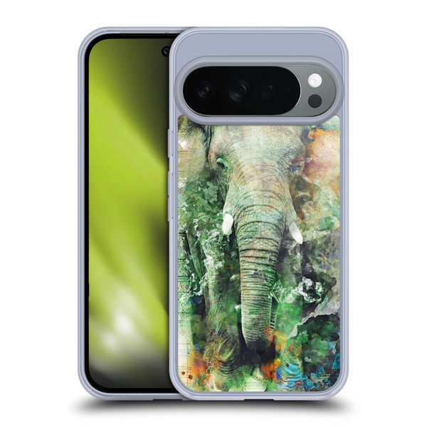 Riza Peker Animals Elephant Soft Gel Case for Google Pixel 10