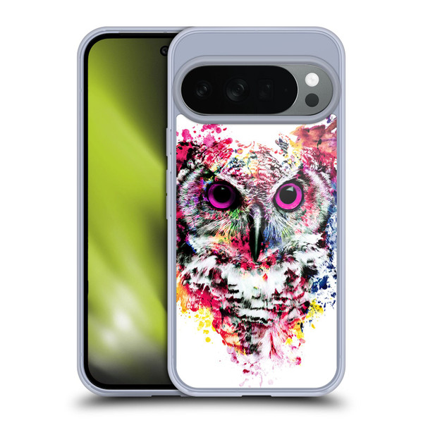 Riza Peker Animals Owl Soft Gel Case for Google Pixel 10
