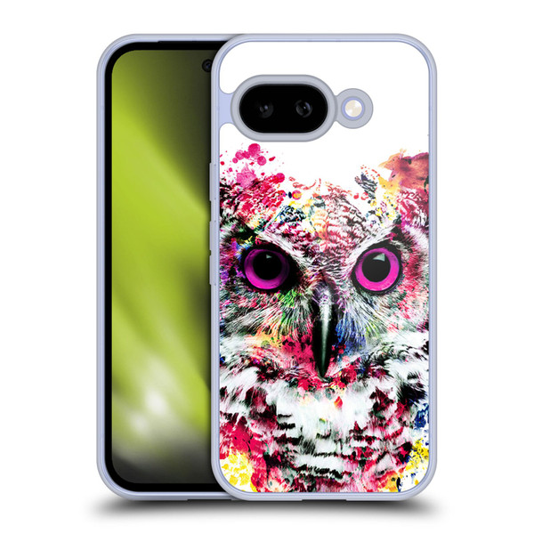 Riza Peker Animals Owl Soft Gel Case for Google Pixel 9A