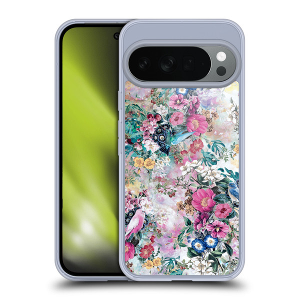 Riza Peker Florals Birds Soft Gel Case for Google Pixel 10