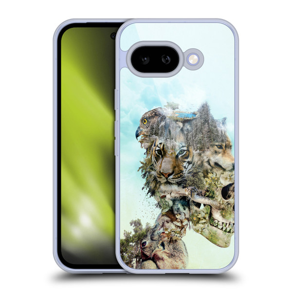 Riza Peker Skulls 5 Nature 2 Soft Gel Case for Google Pixel 9A