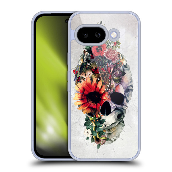 Riza Peker Skulls 6 Two Face Soft Gel Case for Google Pixel 9A