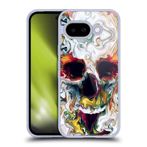 Riza Peker Skulls 9 Skull Abstract Soft Gel Case for Google Pixel 9A