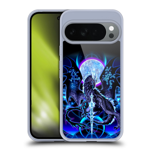 Ruth Thompson Art Dragon, Sword & Constellations Soft Gel Case for Google Pixel 10