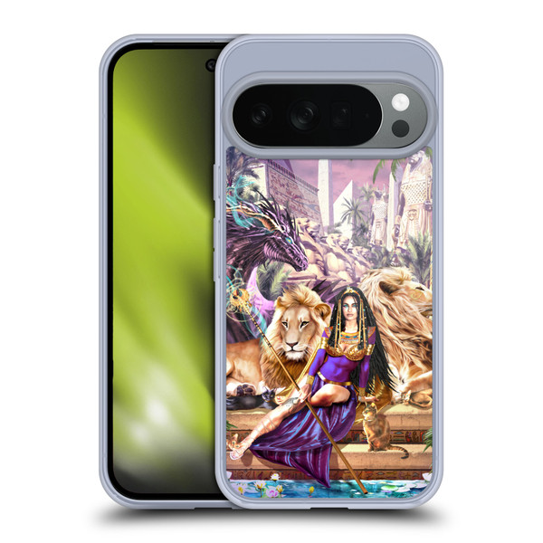 Ruth Thompson Art Egyptian Queen, Lions & Dragon Soft Gel Case for Google Pixel 10