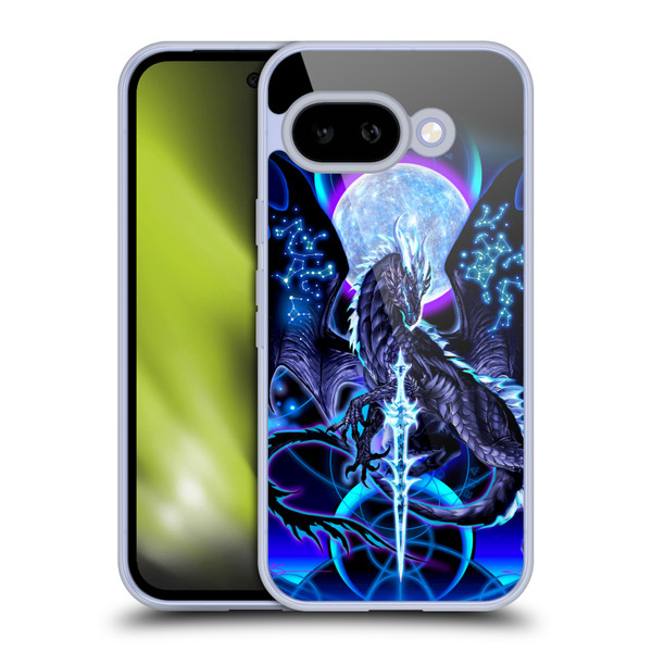 Ruth Thompson Art Dragon, Sword & Constellations Soft Gel Case for Google Pixel 9A