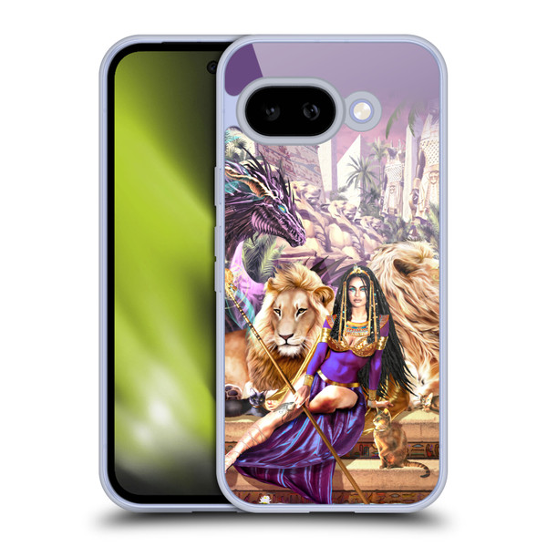 Ruth Thompson Art Egyptian Queen, Lions & Dragon Soft Gel Case for Google Pixel 9A
