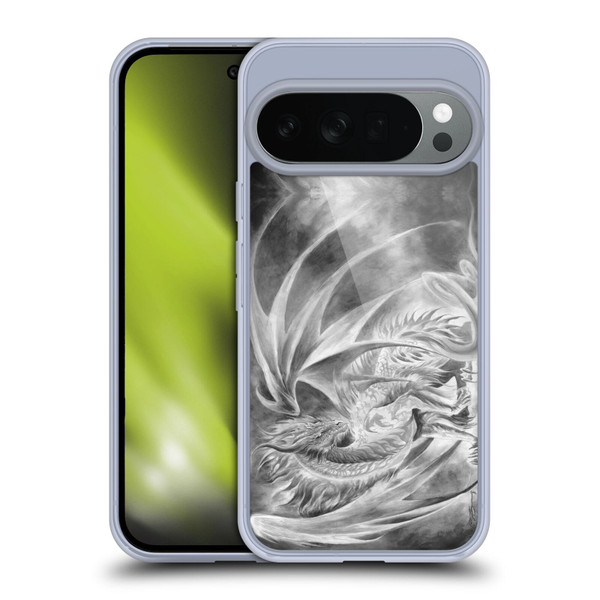 Ruth Thompson Dragons Silver Ice Soft Gel Case for Google Pixel 10