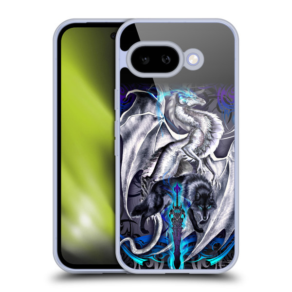 Ruth Thompson Dragons with Swords Blade & Fantasy Wolf Soft Gel Case for Google Pixel 9A