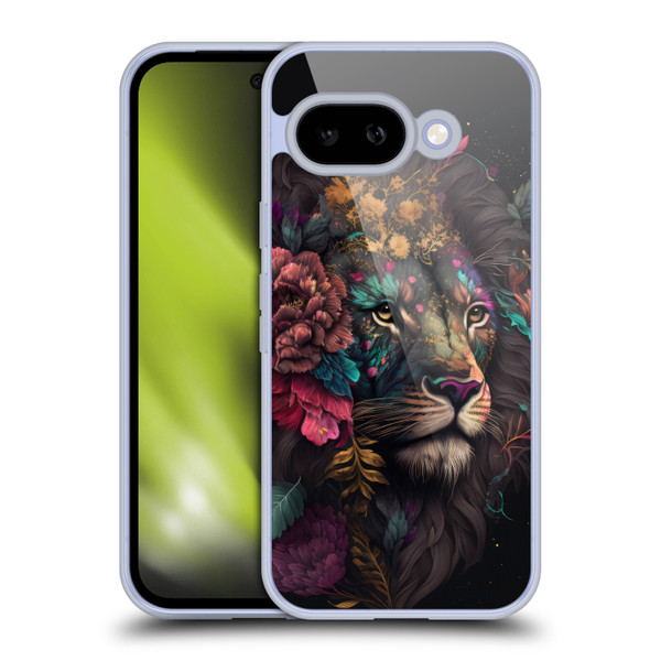 Spacescapes Floral Lions Ethereal Petals Soft Gel Case for Google Pixel 9A