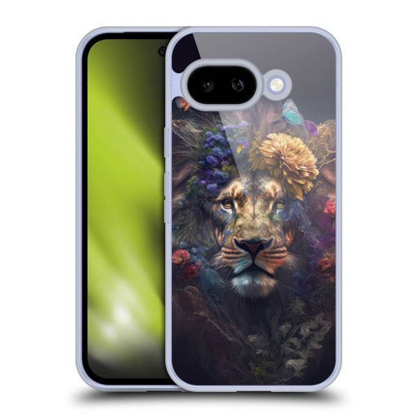 Spacescapes Floral Lions Flowering Pride Soft Gel Case for Google Pixel 9A