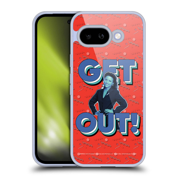 Seinfeld Graphics Get Out! Soft Gel Case for Google Pixel 9A