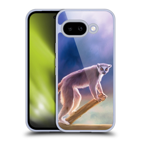 Simone Gatterwe Assorted Designs Ring-Tailed Lemur Soft Gel Case for Google Pixel 9A