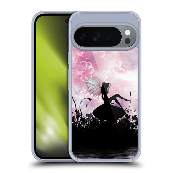Simone Gatterwe Angels And Fairies Pink Silhouette Soft Gel Case for Google Pixel 10
