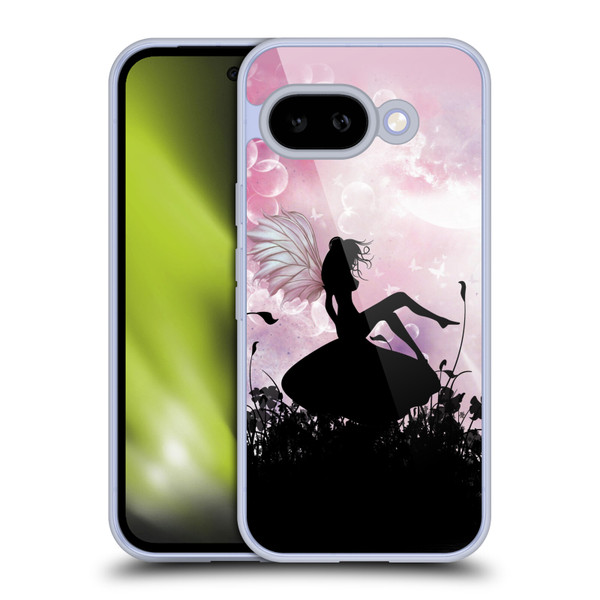 Simone Gatterwe Angels And Fairies Pink Silhouette Soft Gel Case for Google Pixel 9A