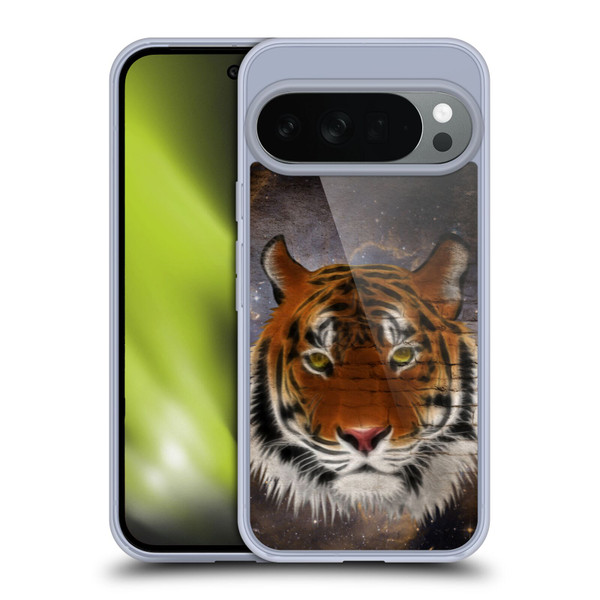 Simone Gatterwe Animals 2 Abstract Tiger Soft Gel Case for Google Pixel 10