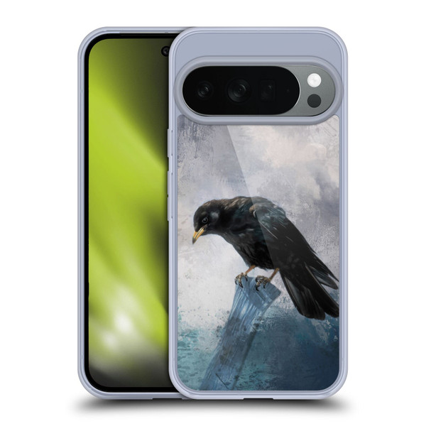 Simone Gatterwe Animals 2 Black Crow Soft Gel Case for Google Pixel 10