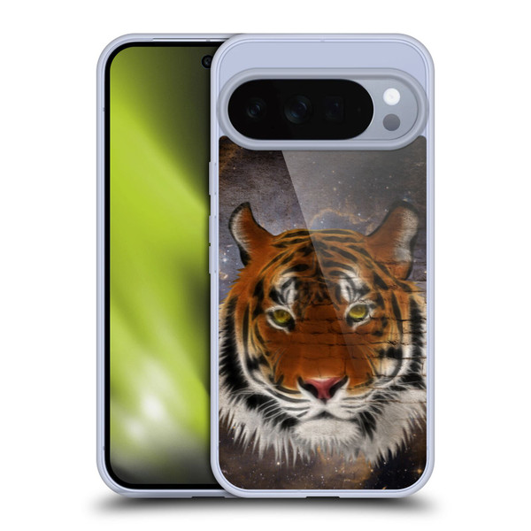 Simone Gatterwe Animals 2 Abstract Tiger Soft Gel Case for Google Pixel 10 Pro XL