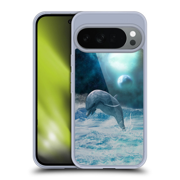 Simone Gatterwe Dolphins Freedom Soft Gel Case for Google Pixel 10