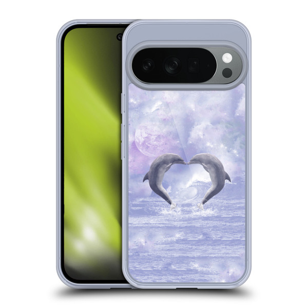 Simone Gatterwe Dolphins Kisses Soft Gel Case for Google Pixel 10