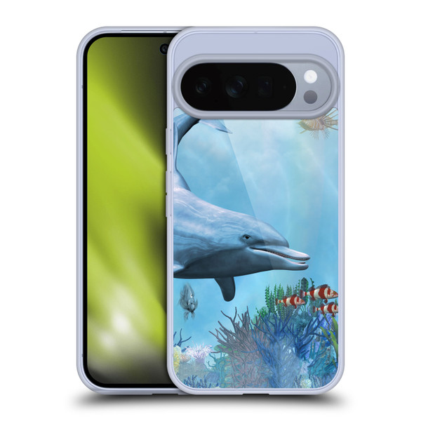 Simone Gatterwe Dolphins Seascape Soft Gel Case for Google Pixel 10 Pro XL