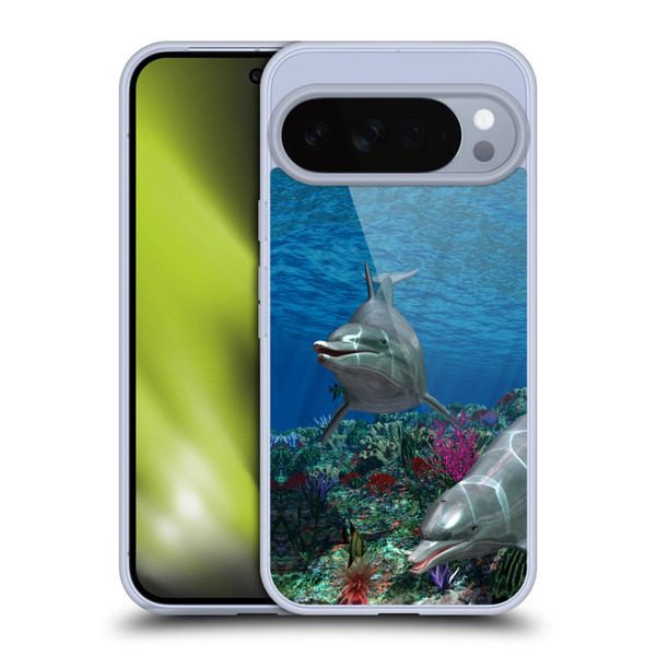 Simone Gatterwe Dolphins Twins Soft Gel Case for Google Pixel 10 Pro XL