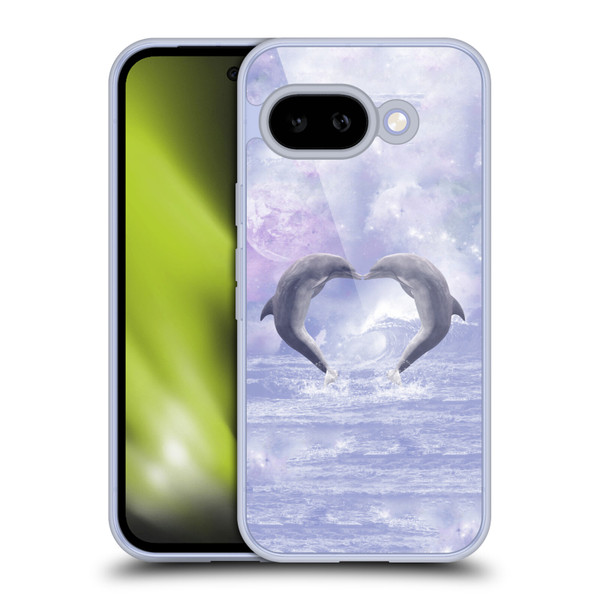 Simone Gatterwe Dolphins Kisses Soft Gel Case for Google Pixel 9A