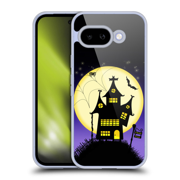 Simone Gatterwe Halloween Haunted House Soft Gel Case for Google Pixel 9A