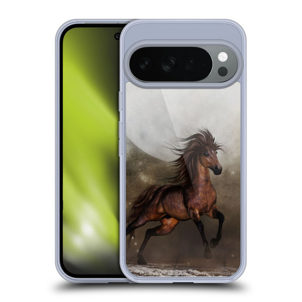 Simone Gatterwe Horses Brown Soft Gel Case for Google Pixel 10