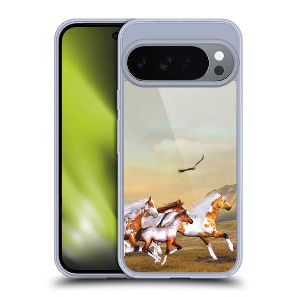 Simone Gatterwe Horses Wild Herd Soft Gel Case for Google Pixel 10