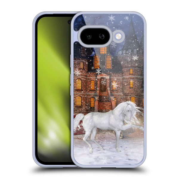 Simone Gatterwe Horses Christmas Time Soft Gel Case for Google Pixel 9A