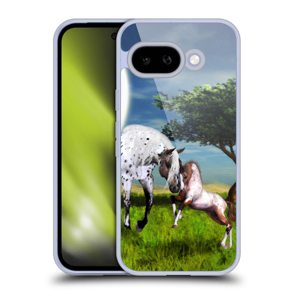 Simone Gatterwe Horses Love Forever Soft Gel Case for Google Pixel 9A