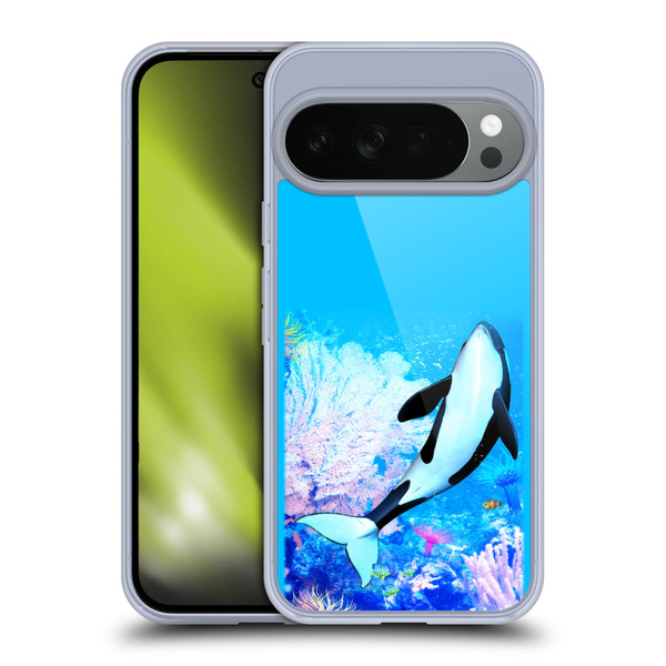 Simone Gatterwe Life In Sea Orca Soft Gel Case for Google Pixel 10