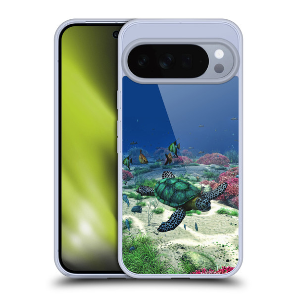 Simone Gatterwe Life In Sea Turtle Soft Gel Case for Google Pixel 10 Pro XL
