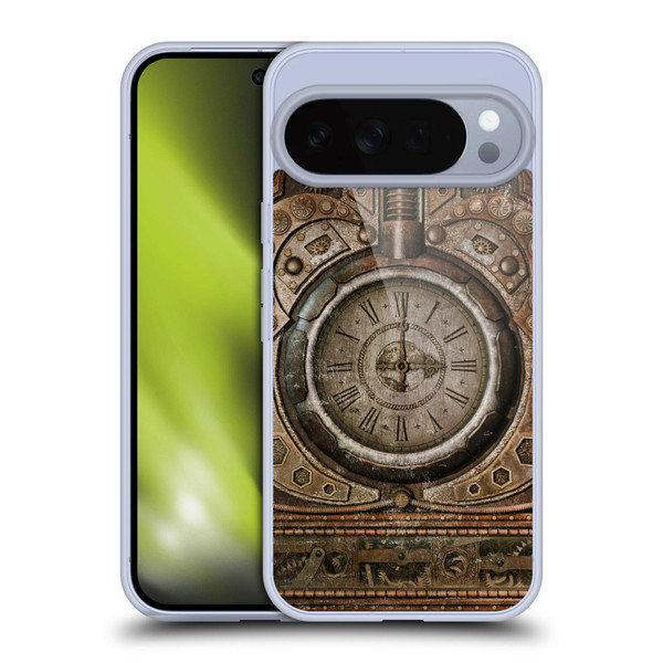 Simone Gatterwe Steampunk Grunge Clock Soft Gel Case for Google Pixel 10 Pro XL