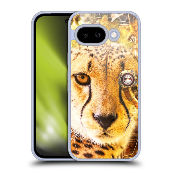 Simone Gatterwe Steampunk Cheetah Soft Gel Case for Google Pixel 9A